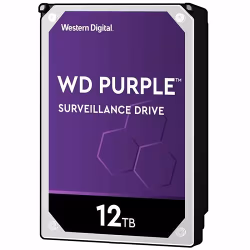 هارد اینترنال وسترن دیجیتال سری Purple ظرفیت 12 ترابايت (آکبند-گارانتی اصلی)