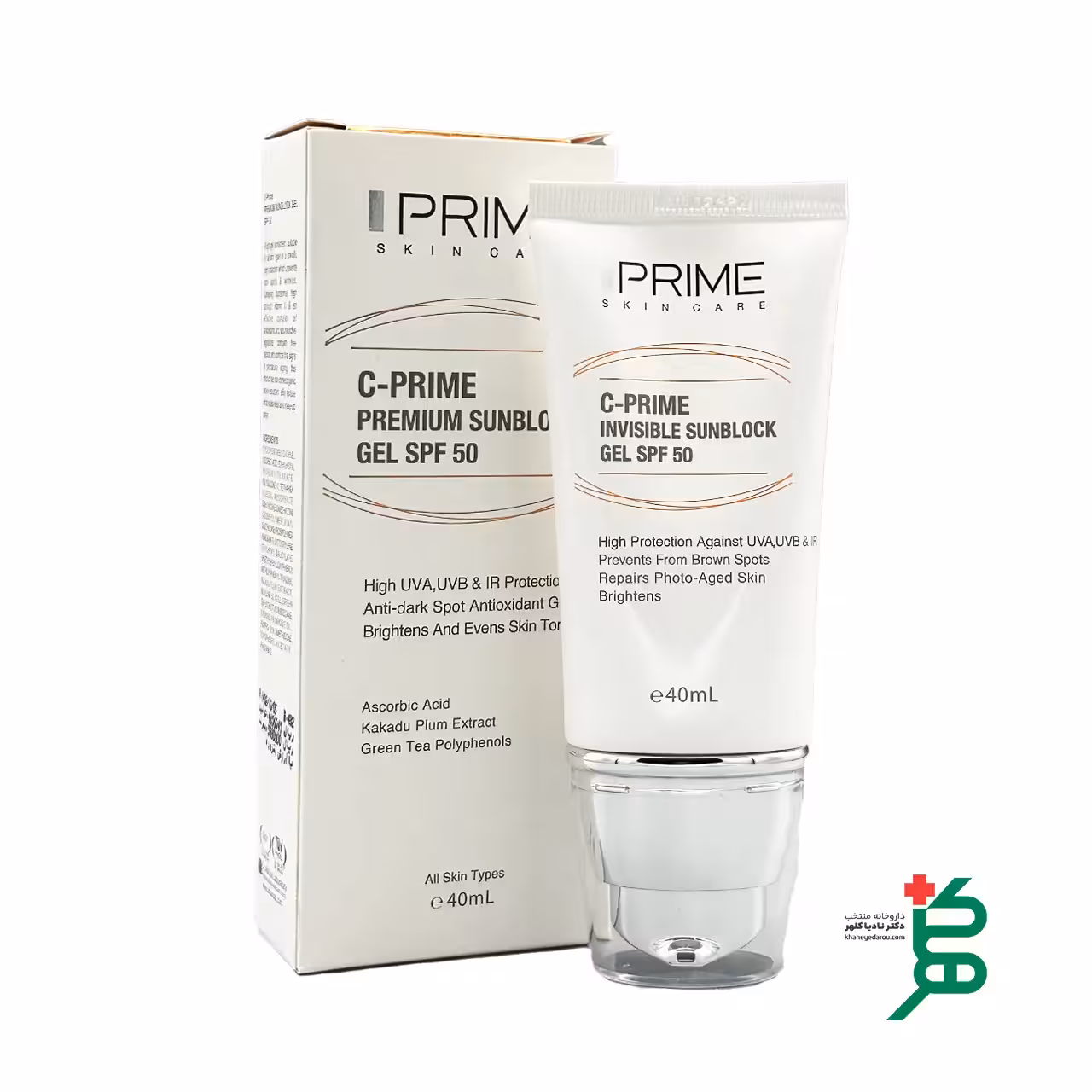 ژل ضد آفتاب پریم بی رنگ SPF50