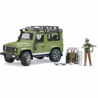ماشین Land Rover برودر bruder همراه فیگور جنگلبان