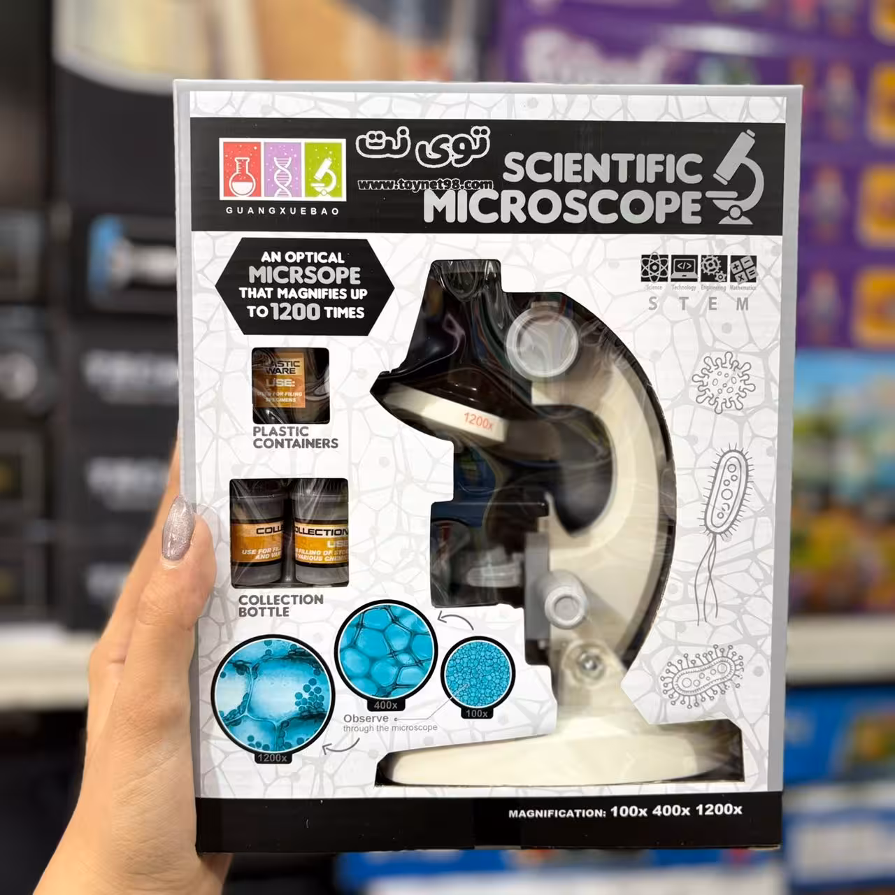 میکروسکوپ دانش آموزی نمونه اصلی کد 1012