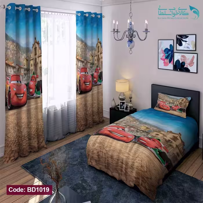 روتختی طرح مک کویین یکنفره کد BD1019