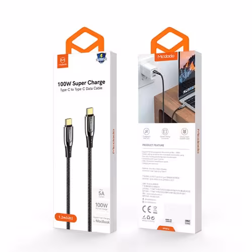 کابل شارژ دو سر تایپ سی 2 متری مک دودو مدل Mcdodo 8123