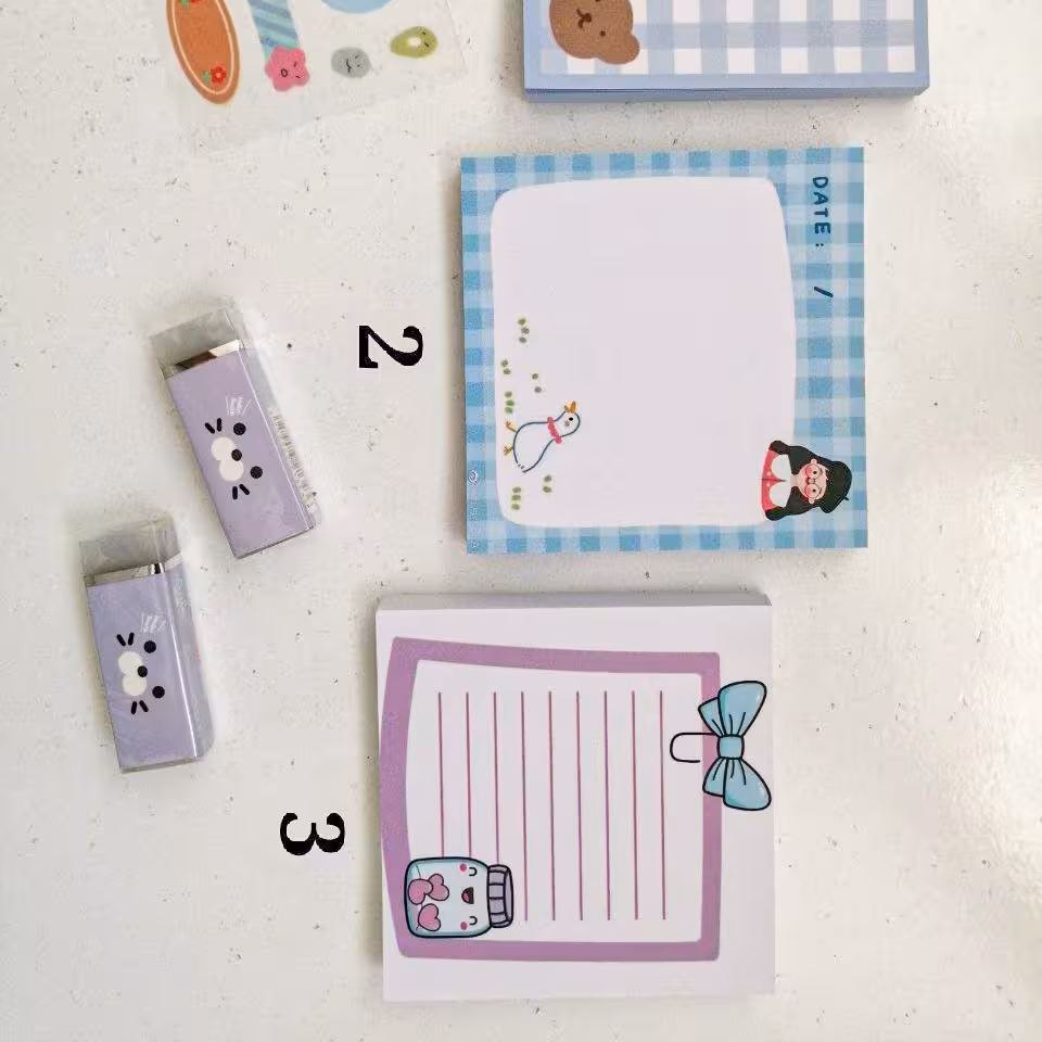 نوت پد مربعی 100 برگ اقتصادی کیفیت عالی گرم بالا سایز بزرگ