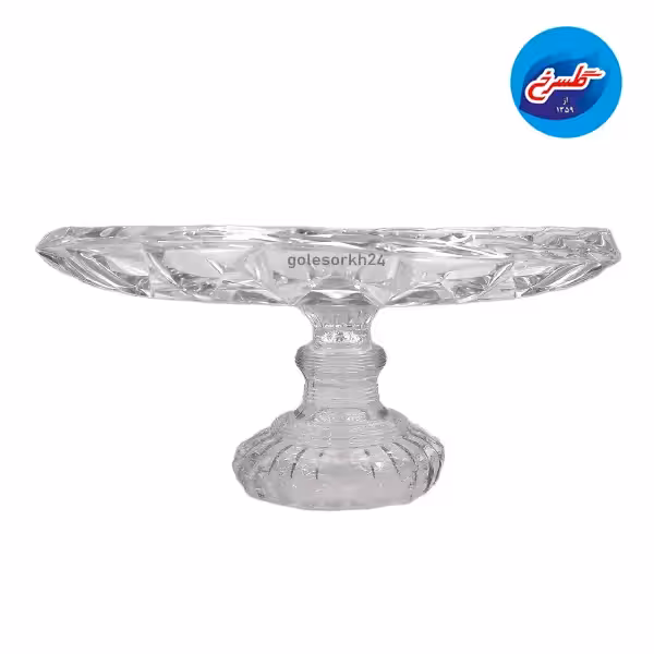 قاب شیرینی پایه دار مدل آکوامارین