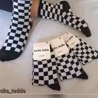 جوراب شطرنجی ساق بلند یه کار شیک و خفن