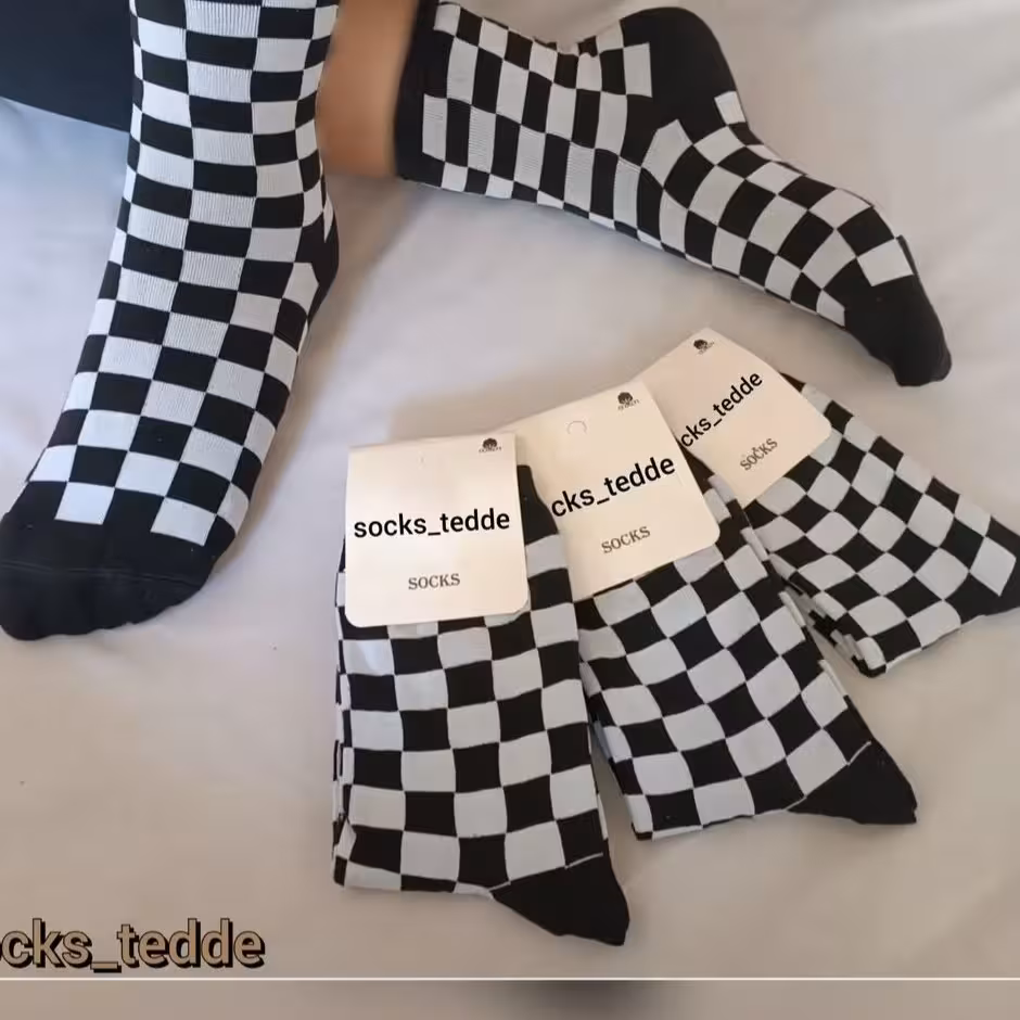 جوراب شطرنجی ساق بلند یه کار شیک و خفن