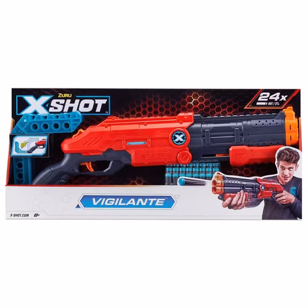 تفنگ ایکس شات X-Shot مدل Vigilante قرمز