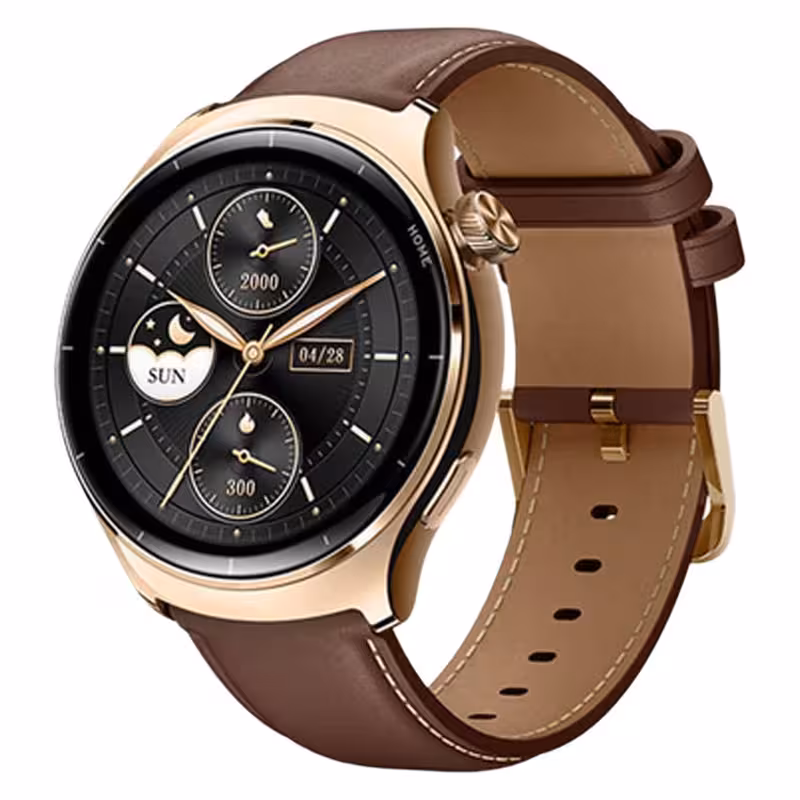 ساعت هوشمند میبرو مدل Lite 3 Pro بند چرمی، ضد آب، صفحه نمایش AMOLED، روشنایی 1000 نیتی، دارای قابلیت صفحه همیشه روشن، سنسور اکسیژن خون، سنسور ضربان قلب | کالا مکس