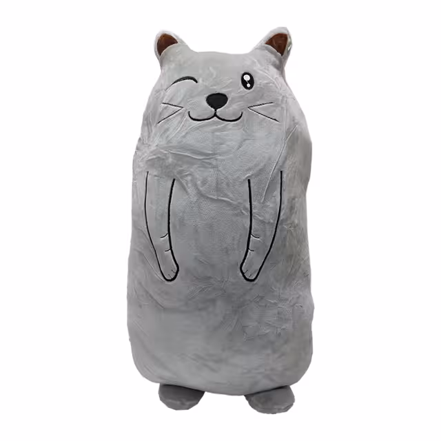 عروسک پولیشی گربه مدل بالشتی 50 سانتی متری