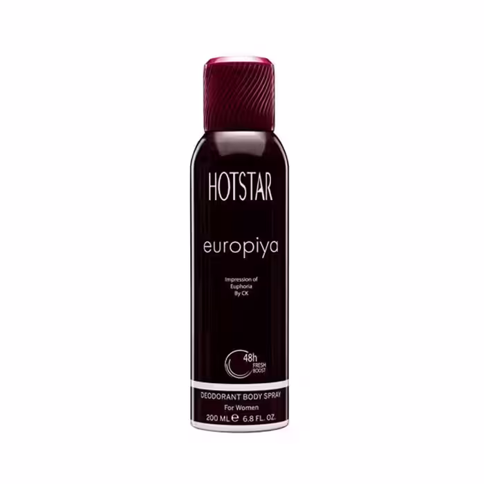 اسپری ادکلنی زنانه هات استار مدل Europiya حجم 200 میل - Hotstar