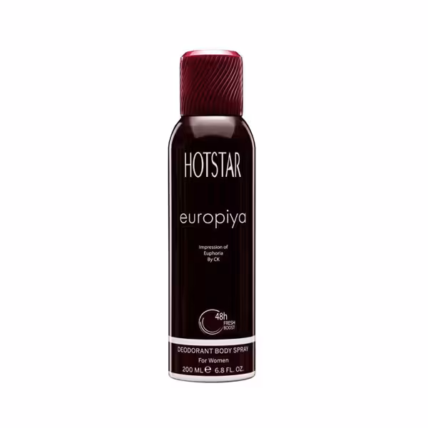 اسپری ادکلنی زنانه هات استار مدل Europiya حجم 200 میل - Hotstar
