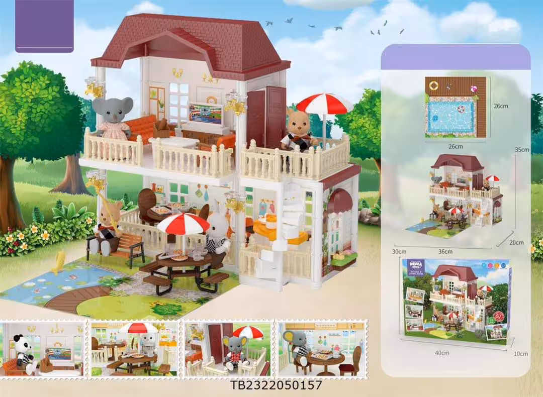 خانه ویلایی عروسک 213 قطعه