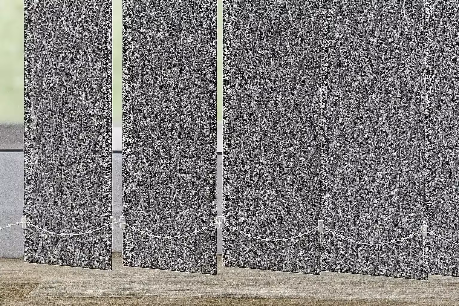 پرده لوردراپه طوسی خاکستری-LD76