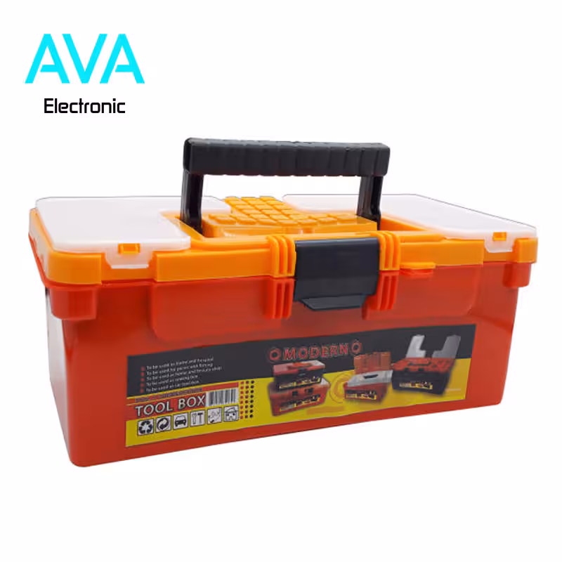 جعبه ابزار مدرن ابعاد 24x18x13 سانت