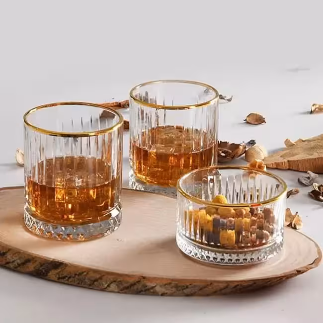 ست لیوان و پیاله لب طلایی الیسیا پاشاباغچه کد elysia 96964