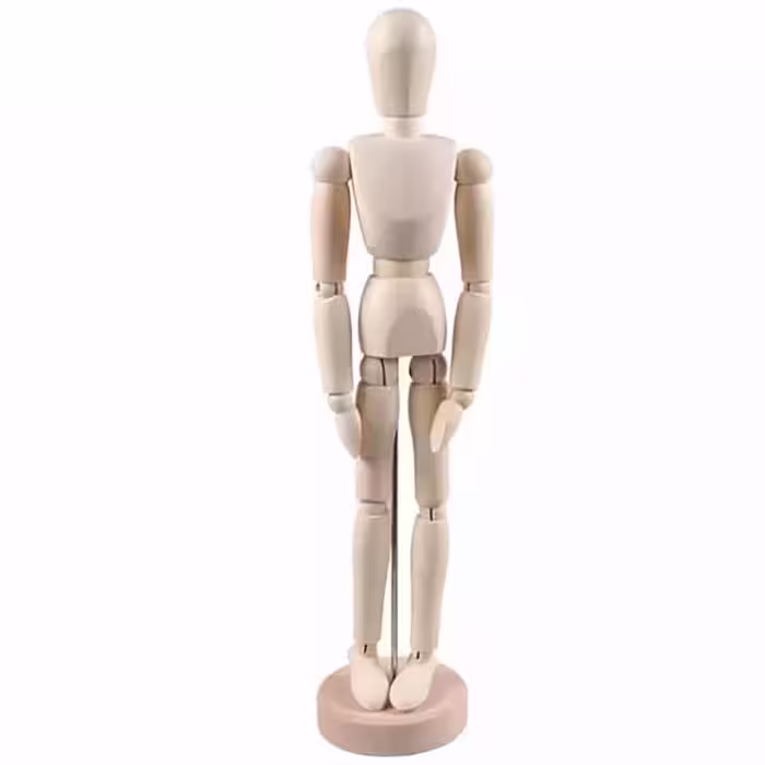 دکوری فانتزی چوبی رومیزی طرح آدمک G-MM5.5/8/12