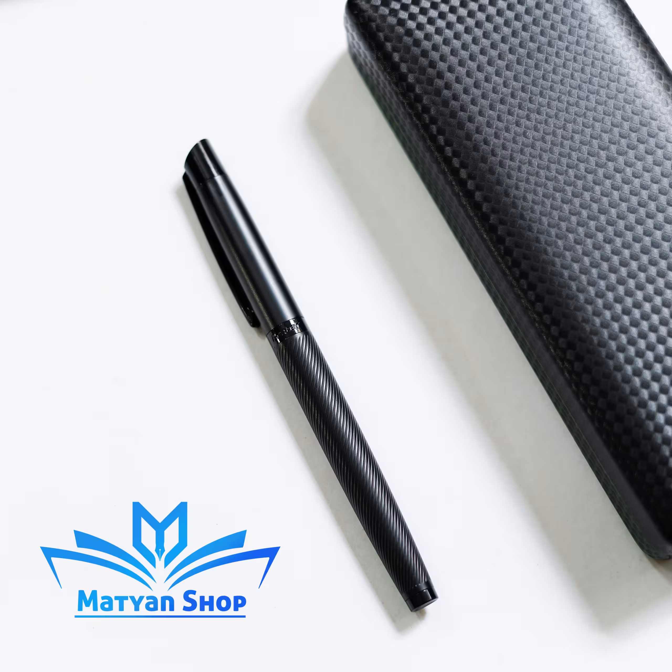 خودکار لاکچری پنتر بدنه مشکی مات Stick Pen کد PL101