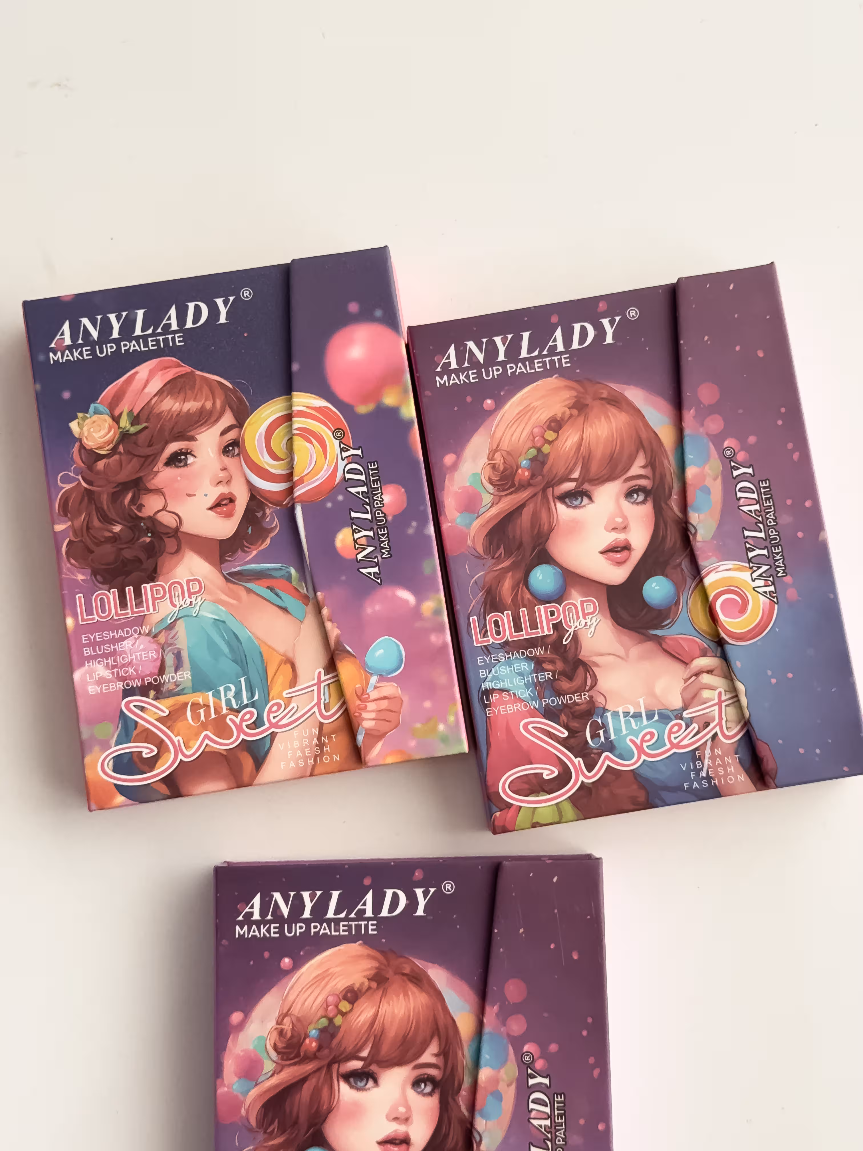 پالت سایه کیفی آنالیدی طرح دختر آبنباتی  8624FA