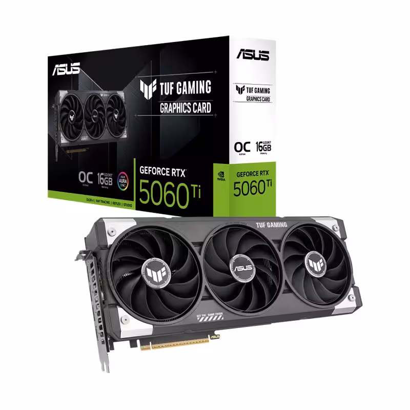کارت گرافیک ایسوس TUF Gaming GeForce RTX 5060 TI 16GB OC Edition
