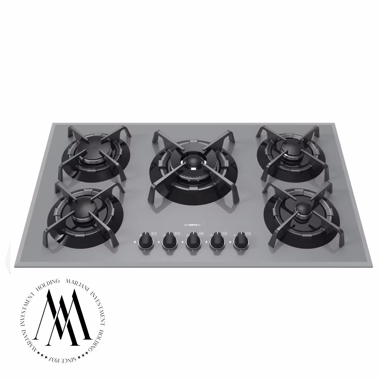 اجاق گاز رابیتس مدل RG-549 (شیشه ای طوسی)
