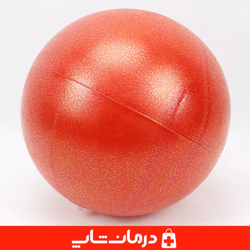 خرید توپ پیلاتس ساده 25cm قرمز توپ ورزشی 25 سانتیمتر