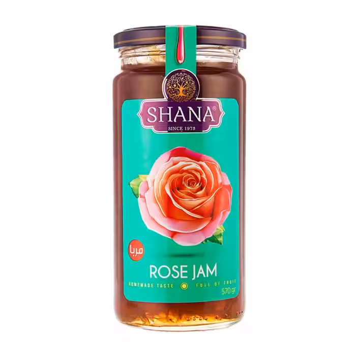 مربا گل سرخ شانا 570 گرمی