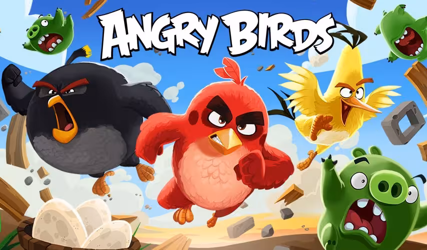 موس پد طرح Angry Birds