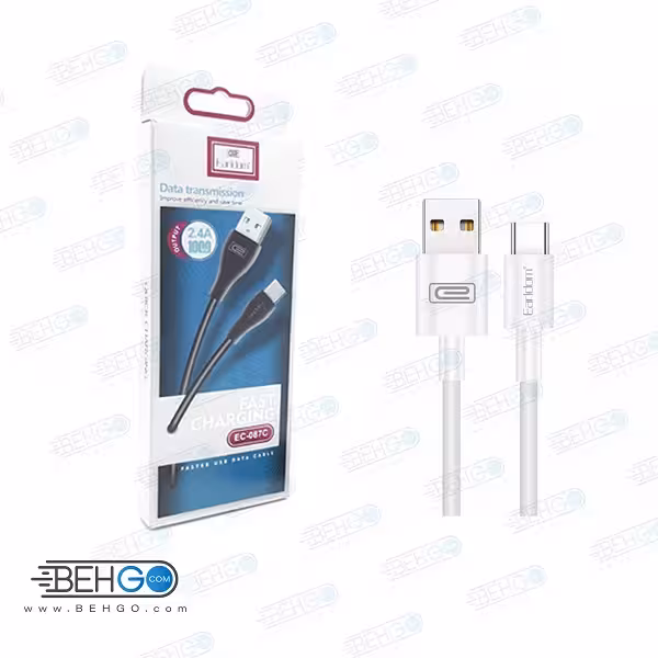 کابل شارژر تایپ سی ارلدام مدل EC-087C