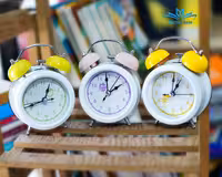 ساعت رومیزی فلزی زنگ دار فانتزی