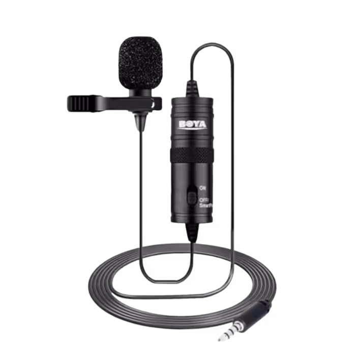 میکروفون یقه ای بویا BOYA BY-M1 Lavalier Microphone