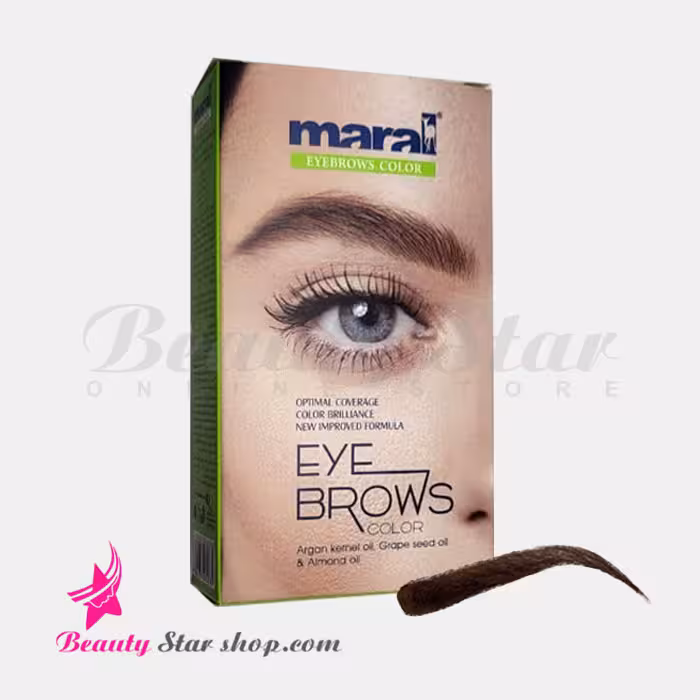 کیت رنگ ابرو قهوه ای برزیلی روشن مارال شماره 5 حجم 15 میلی لیتر