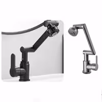 شیر روشویی مدل تلسکوپی طرح سه بازویی