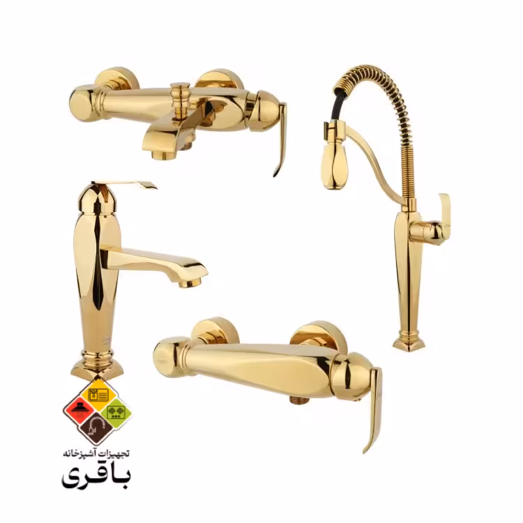 ست شیرآلات راسان مدل آلیس طلایی