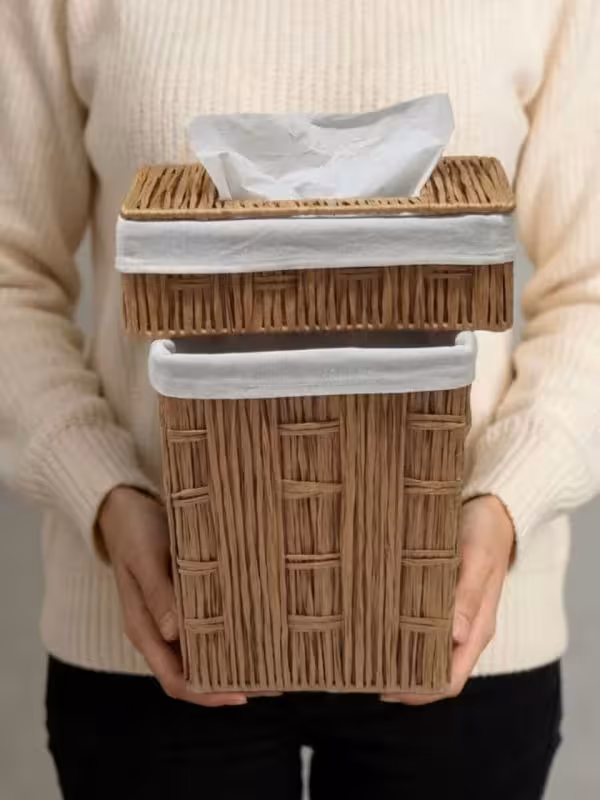 ست سطل و جادستمالی رافیا