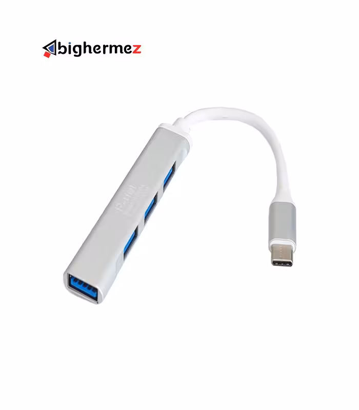 هاب 4پورت TYPE-C USB3 پی نت مدل T-3604