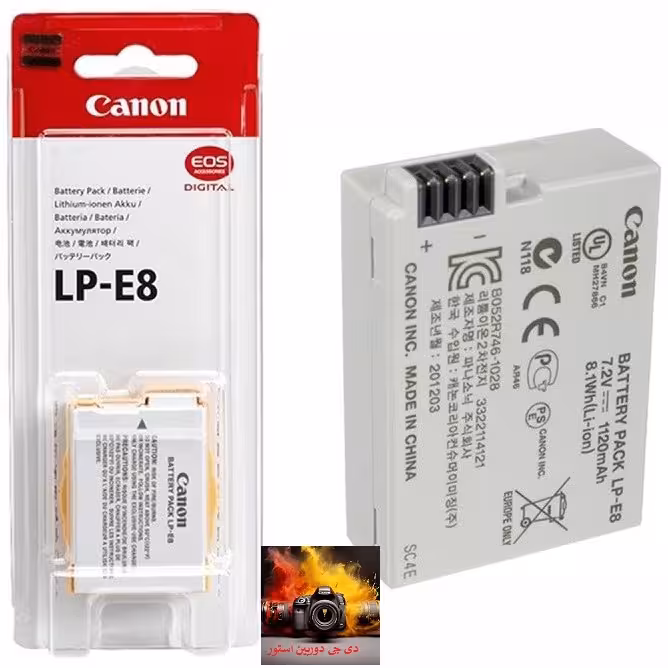باتری دوربین کانن مدل LP-E8