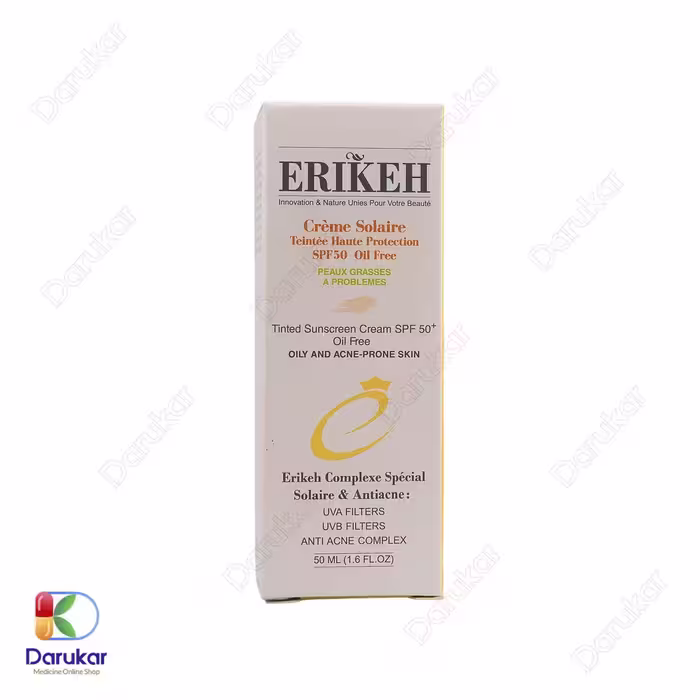 کرم ضد آفتاب فاقد چربی ضد آکنه اریکه SPF50