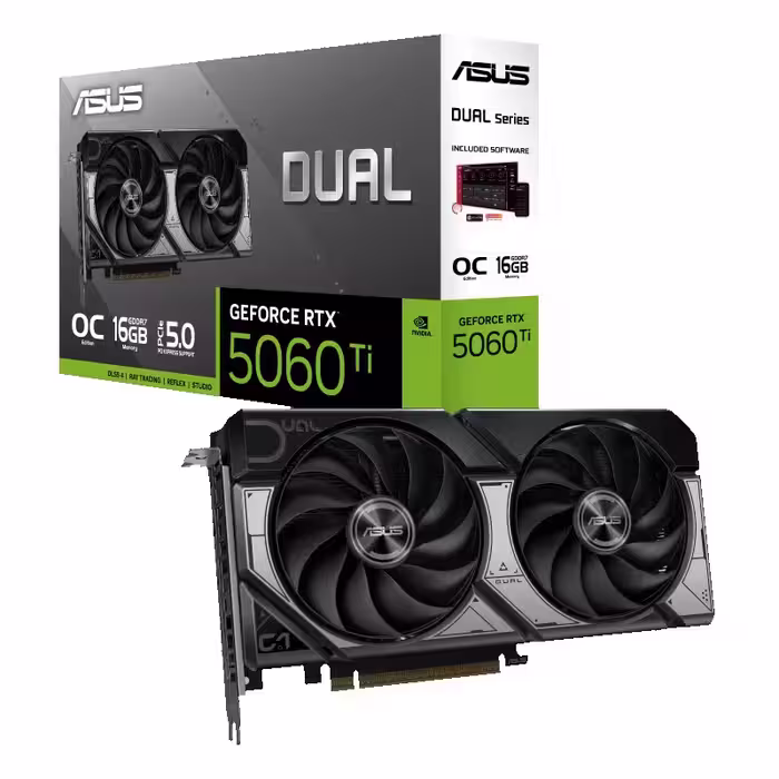 کارت گرافیک ایسوس ASUS DUAL RTX 5060 TI OC 16GB