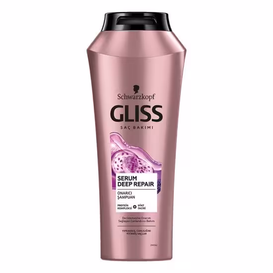 شامپو گلیس بنفش احیا کننده مو 500 میلی لیتر Gliss Serum Deep Repair 500 ml