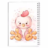 دفتر مشق کارتونی جوجه