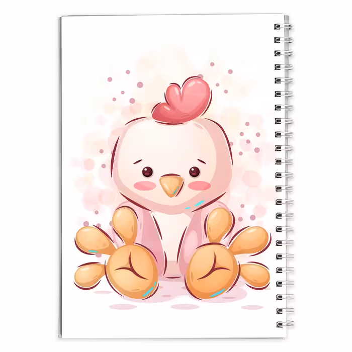 دفتر مشق کارتونی جوجه