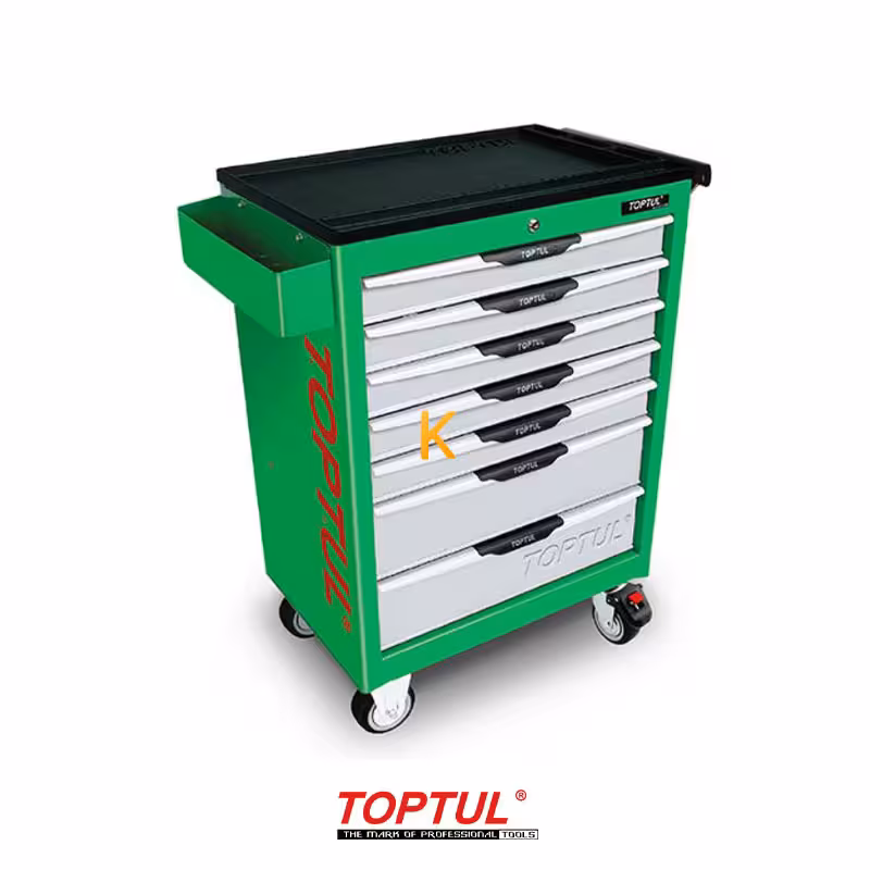 جعبه ابزار 7 کشو چرخ دار مدل GT-28303 تاپ تول