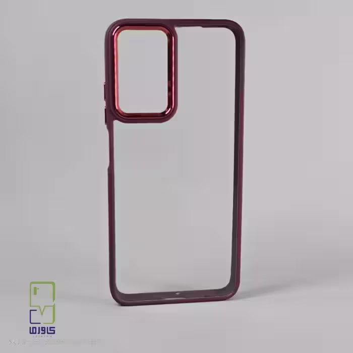 قاب گوشی سیائومی نوت 12S شفاف|نیو اسکین زرشکی| Note 12s