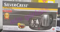 چای‌ساز کنارهمی کتری استیل silver Crest– مقاوم و سریع‌جوش