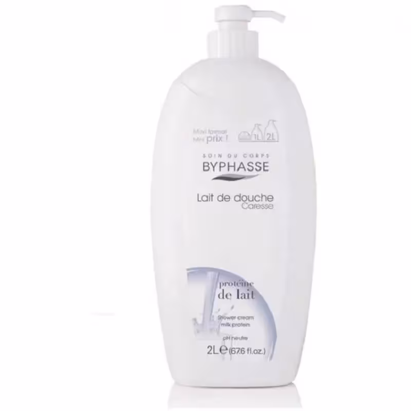شامپو بدن بایفاس Byphasse مدل Proteine De Lait حجم 2 لیتر