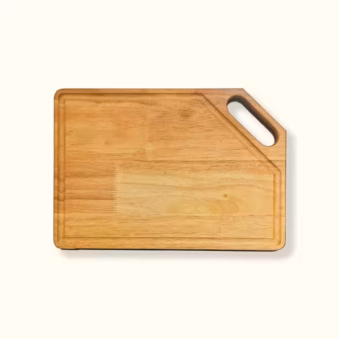 تخته گوشت چوبی رابر طرح ذوزنقه