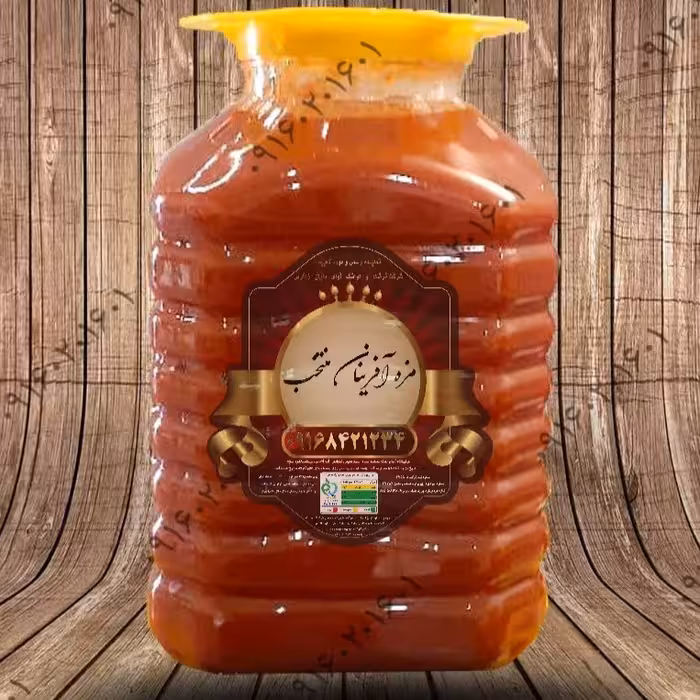 رب مارمالاد برگه زرد آلو طلایی درجه یک مزه آفرینان 
