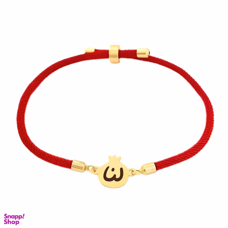 دستبند طلا 18 عیار زنانه لیردا مدل اسم لنا nar