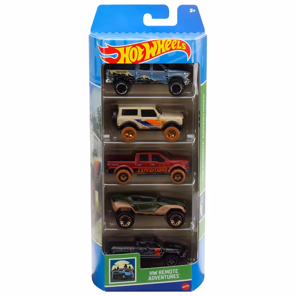مجموعه 5 عددی ماشین Hot Wheels مدل Remote Adventure