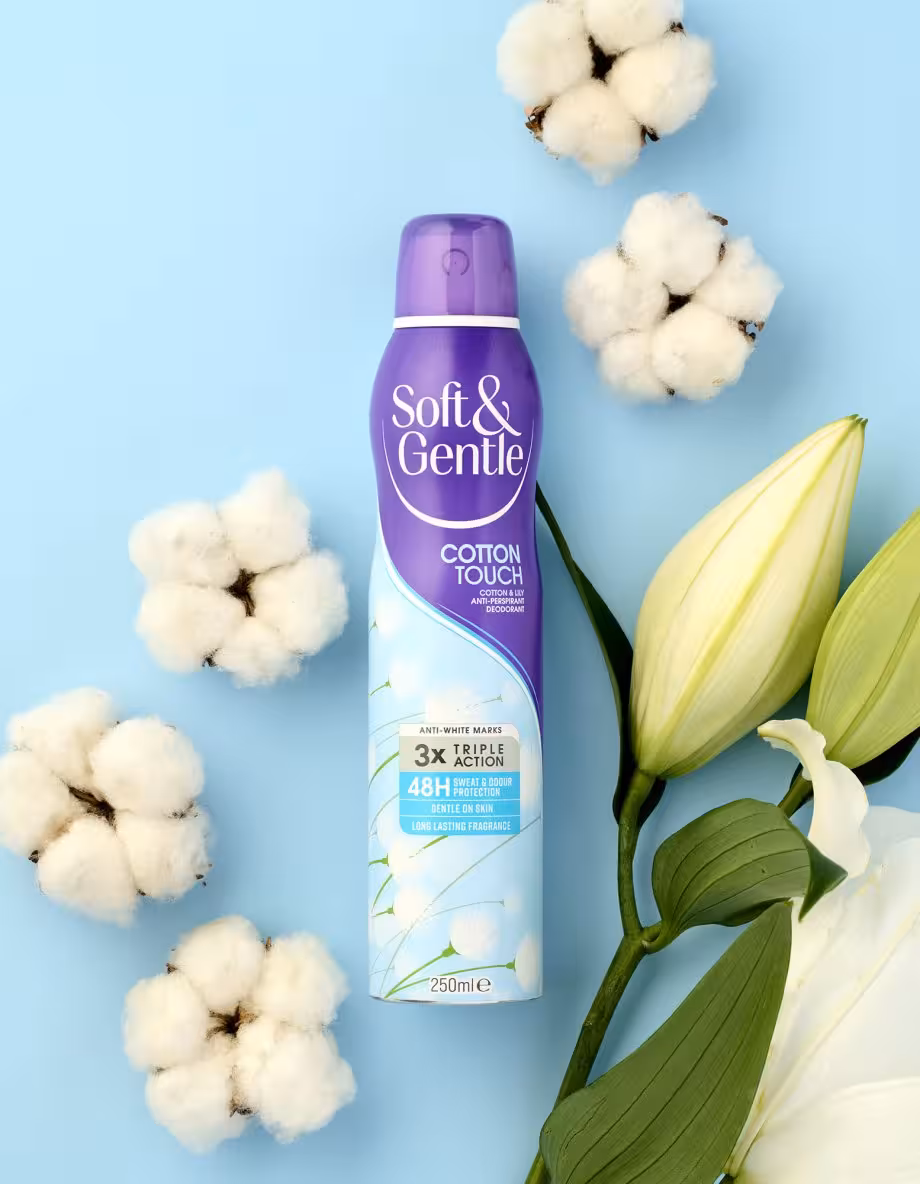 اسپری کوتون سافت اند جنتل ( SOFT & GENTLE – Cotton Touch Spray )